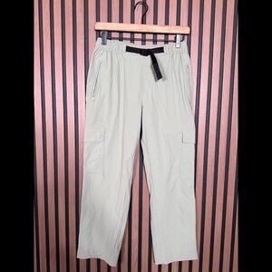 Aspen Pants Small Womens Sage Green Nylon Buckle Cargo Pocket Zip Hiking